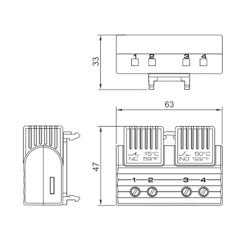 防篡改双恒温器RFTD 011
